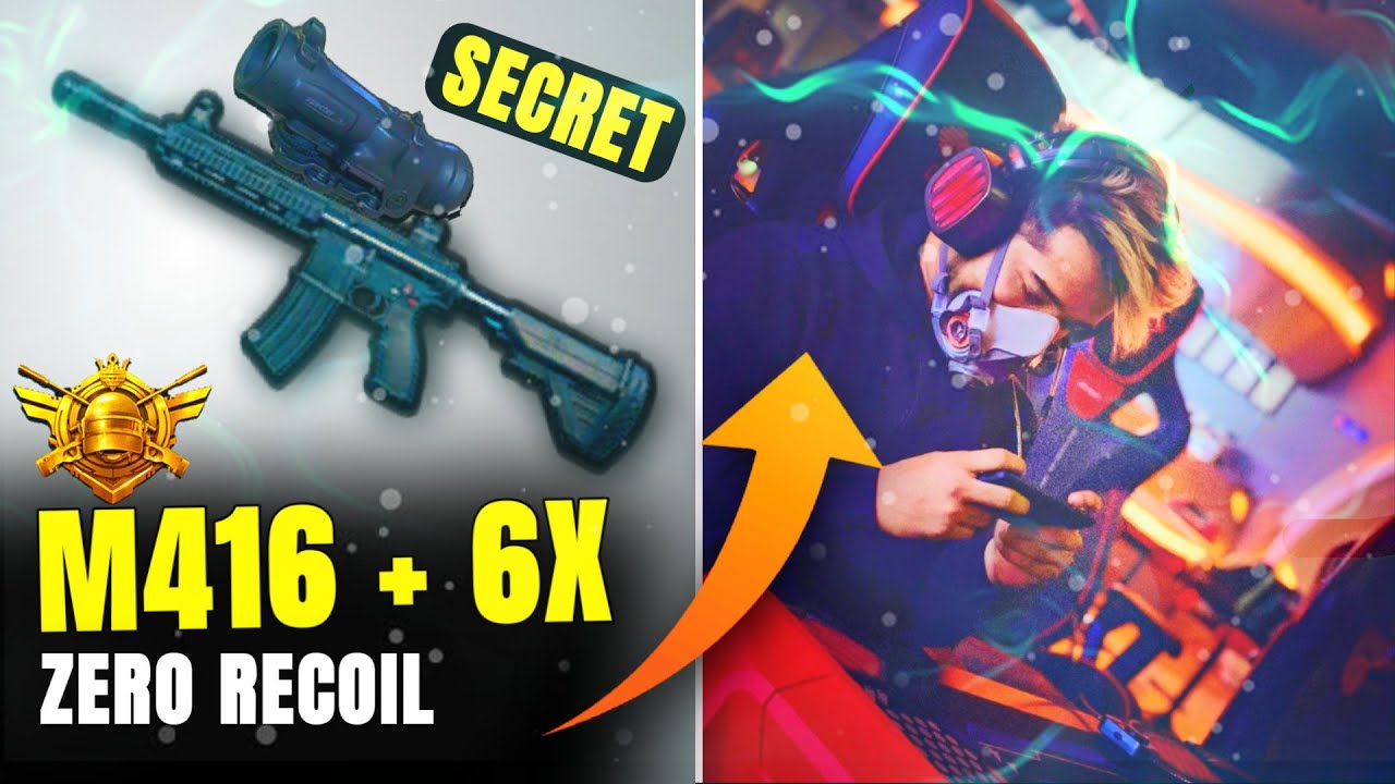 HOW TO SPRAY WITH M416+6X ZERO RECOIL CONTROLLING | EVERY CONQUEROR ...
