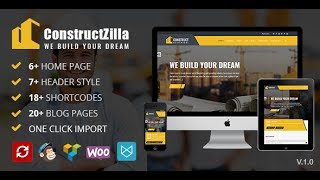 ConstructZilla : Construction, Building & Maintenance Business WP Theme