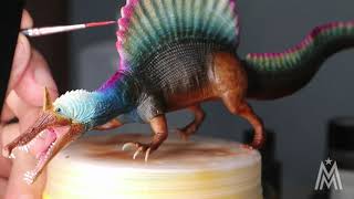 Paint test of the Spinosaurus Mirabilis 1/64 scale
