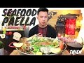 [mukbang/cookbang with THIEN]: Spanish Seafood Paella (Clams, Mussels, Prawns, and Blue Crabs)