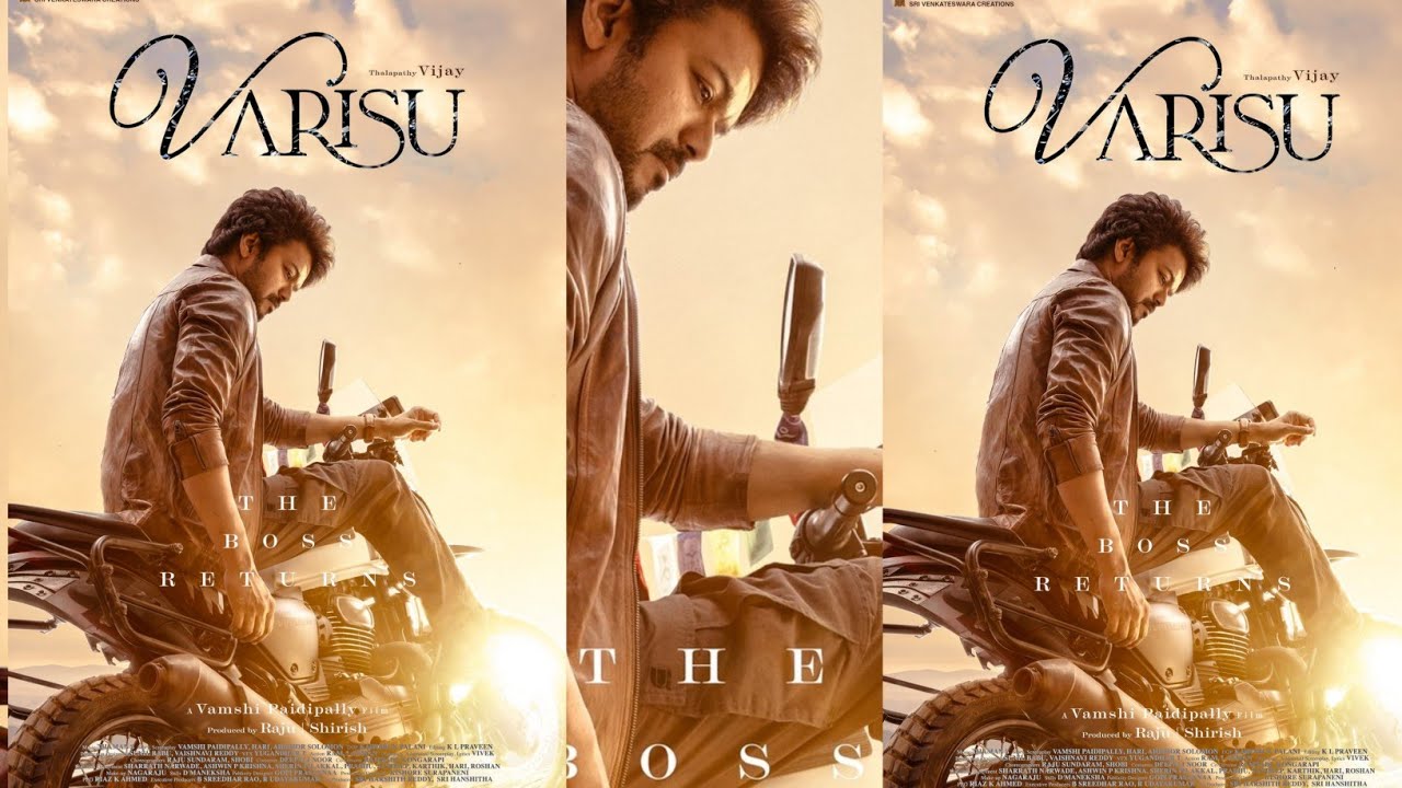 Varisu - Third Look Motion Poster|Thalapathy Vijay|Rashmika|Vamsi