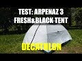 Test of: QUECHUA Arpenaz 3, Fresh&Black tent, 3 man - DECATHLON