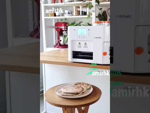 اولین ماشین نان جهان که دریک دقیقه حدود۶۰الی۷۰تانان درست میکنه فقط کافی است آردوآب بریزیدونان بگیرید