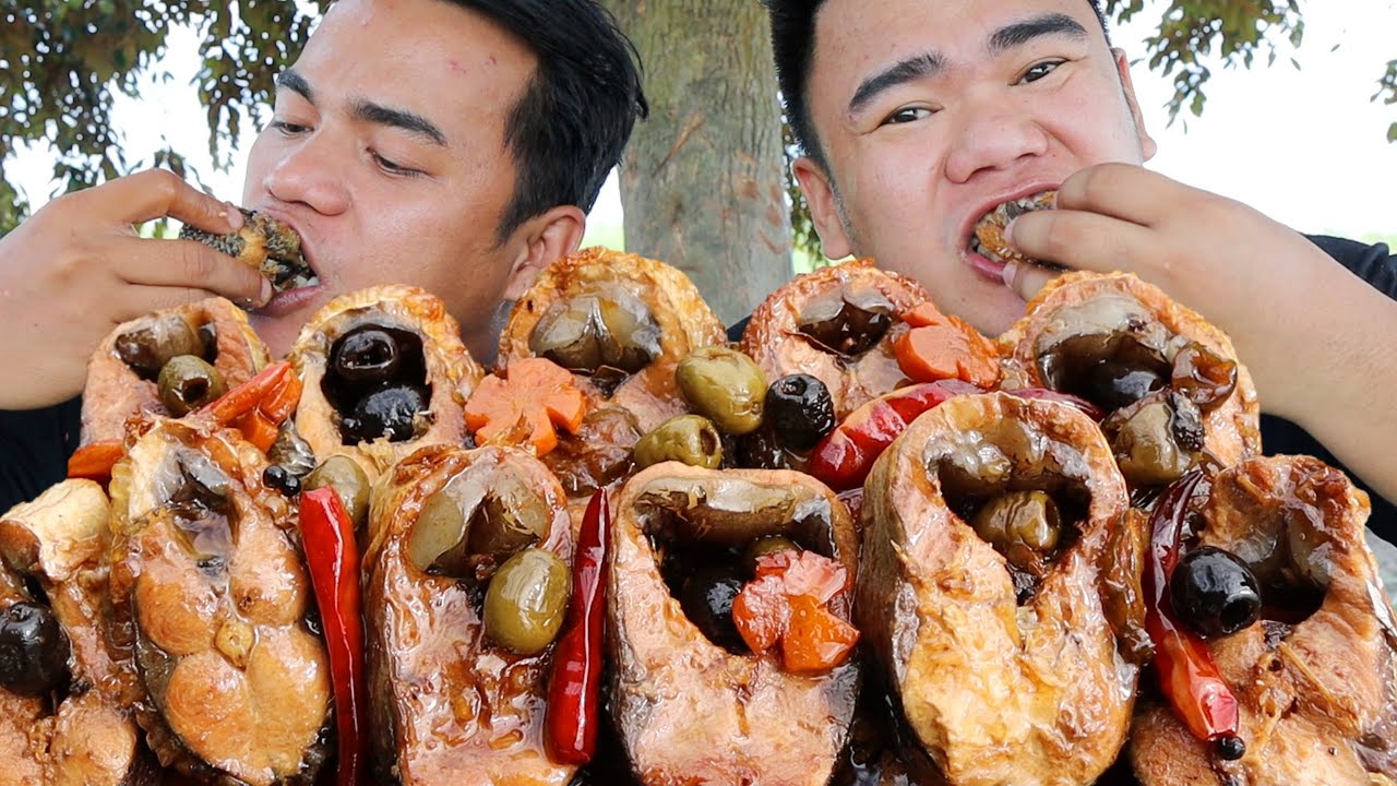 OUTDOOR COOKING | SPANISH STYLE BANGUS MUKBANG (HD)