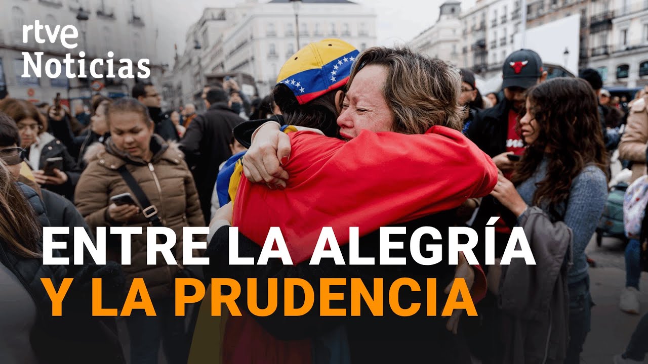 EE.UU. ATACA VENEZUELA | Los VENEZOLANOS en ESPAÑA CELEBRAN la CAPTURA de NICOLÁS MADURO | RTVE