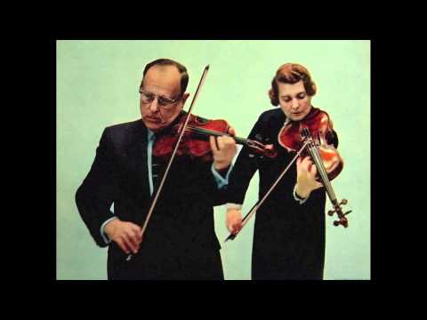 Joseph and Lillian Fuchs play Martinu's 3 Madrigals (dedicated to the Fuchs siblings)