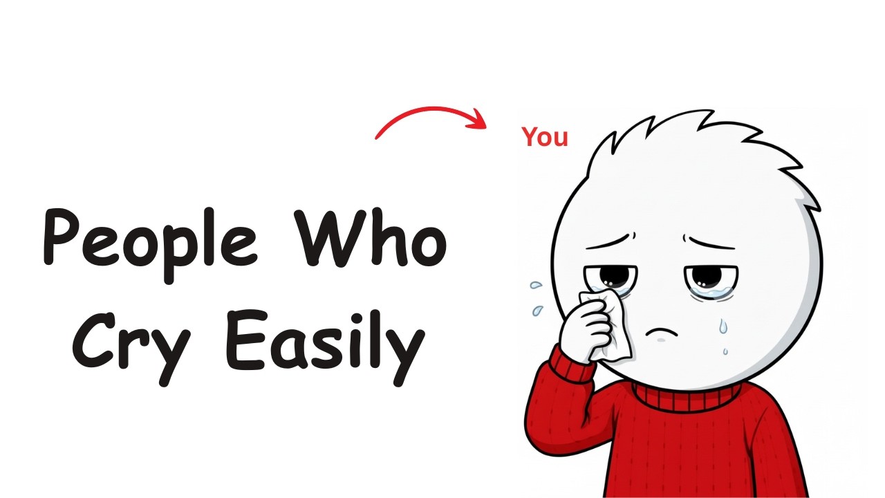 Психология людей, которые легко плачут.