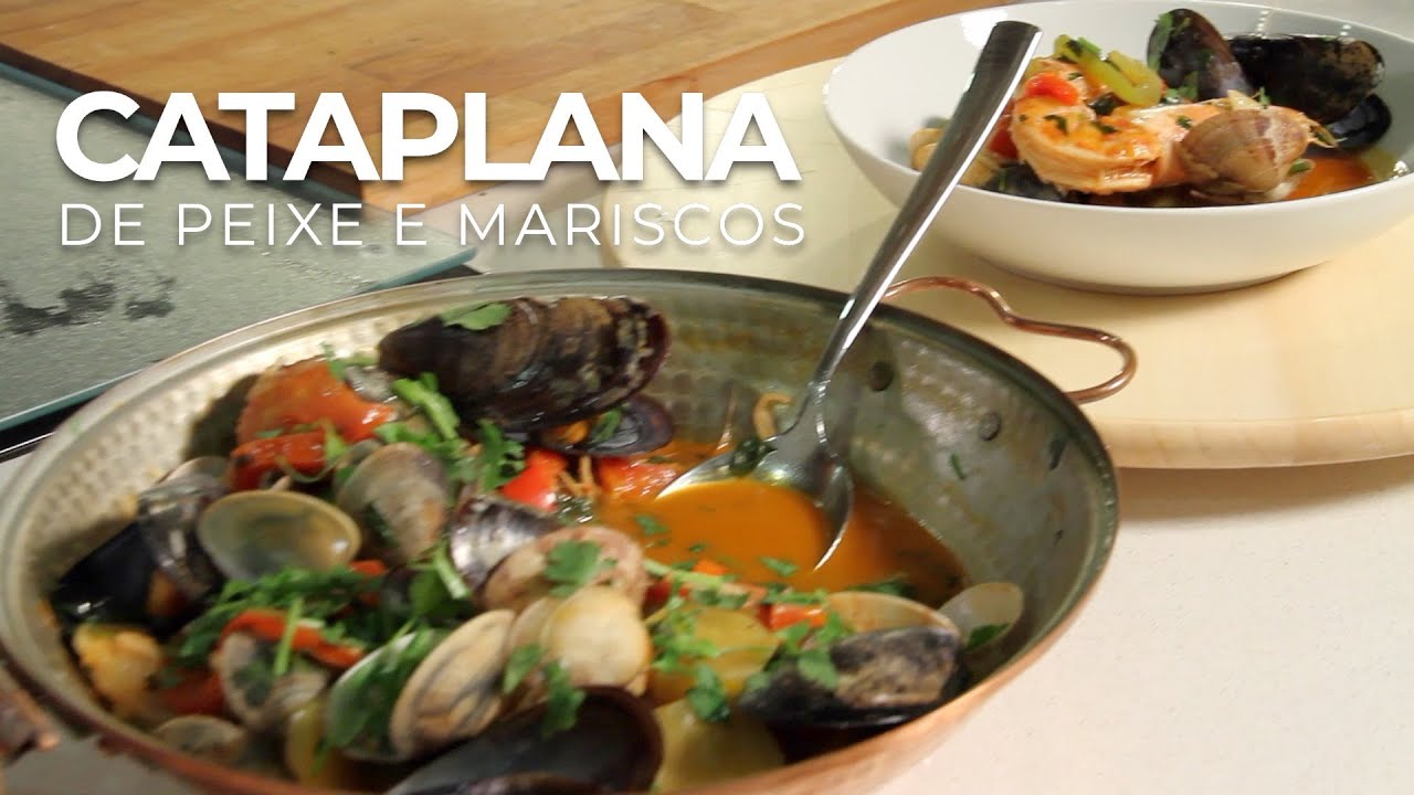Cataplana de peixe e mariscos