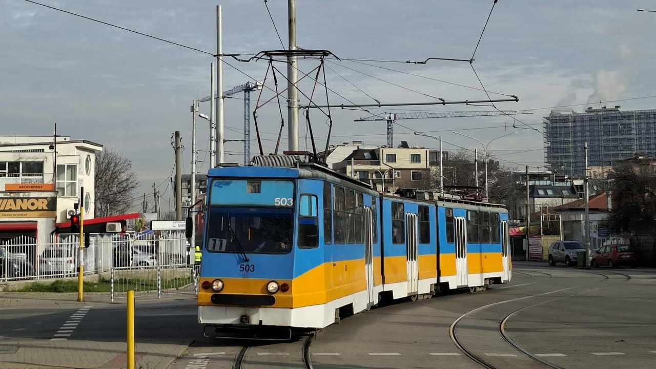 Trams in Sofia, Bulgaria 🇧🇬 28.10-14.11.2025