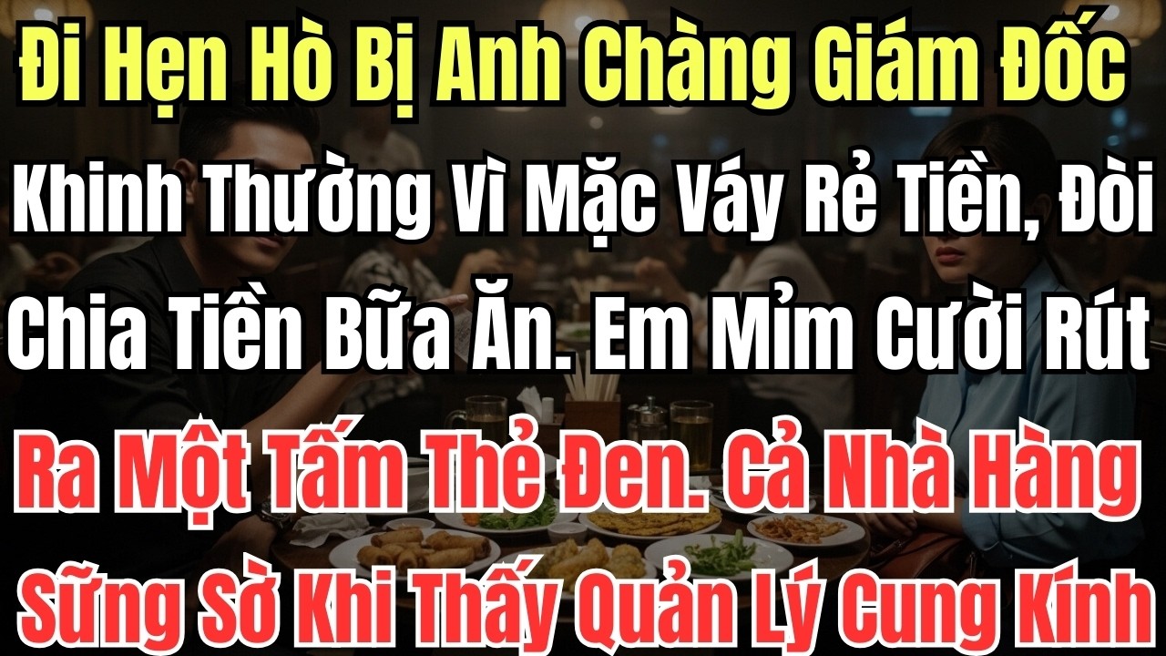 Đi Hẹn Hò Bị Anh Chàng Giám Đốc Khinh Thường Vì Mặc Váy Rẻ Tiền, Đòi Chia Tiền Bữa Ăn. Em Mỉm Cười