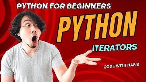 What is iterator in Python ? | Python for Beginners | Python Tutorial for Beginners