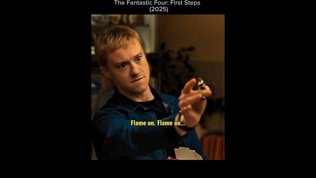 "Flame on" evolution🔥 Johnny Storm Iconic line 