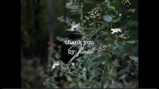 thank you- florist (music video)