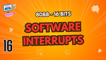 Software Interrupts | Assembly | Belal Hashmi Notes | ch 8