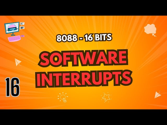 Software Interrupts | Assembly | Belal Hashmi Notes | ch 8