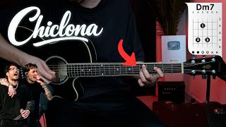 Chiclona - Peso Pluma y Tito Double P - TUTORIAL DE GUITARRA