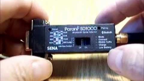 Connect Sena Panani BT serial adaptor to PC.wmv