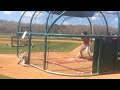 Josh Ockimey, a Boston Red Sox prospect, takes batting practice at spring training 2016