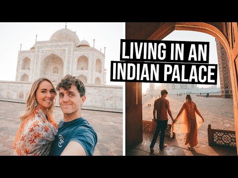 We Slept in a Royal Palace in India | Exploring Taj Mahal & Agra & Karauli