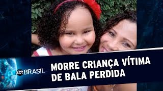 RJ: Menina de 8 anos morre atingida por bala perdida dentro de casa | SBT Brasil (10/01/20)