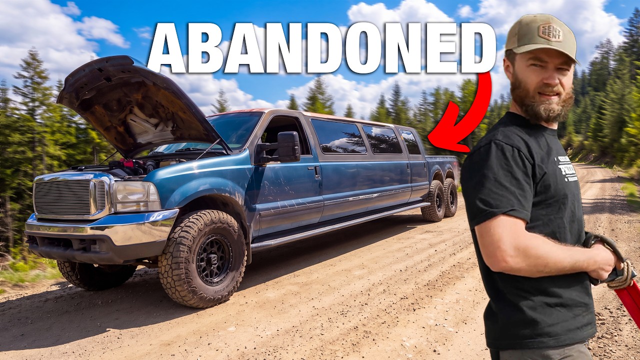 Recovering the 6x6 limo left for dead