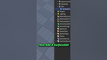 How To Add Text To A Part In Roblox Studio #roblox #robloxgamedesign #tutorial #robloxstudio