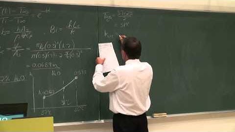 Lecture 08 (2013). 4.1 Lumped system approach, Transient heat transfer