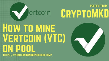How to mine Vertcoin VTC on pool