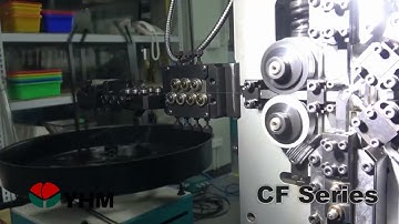 Compression spring W.D 0.5mm｜CNC Compression Spring Machine CF-310｜YHM