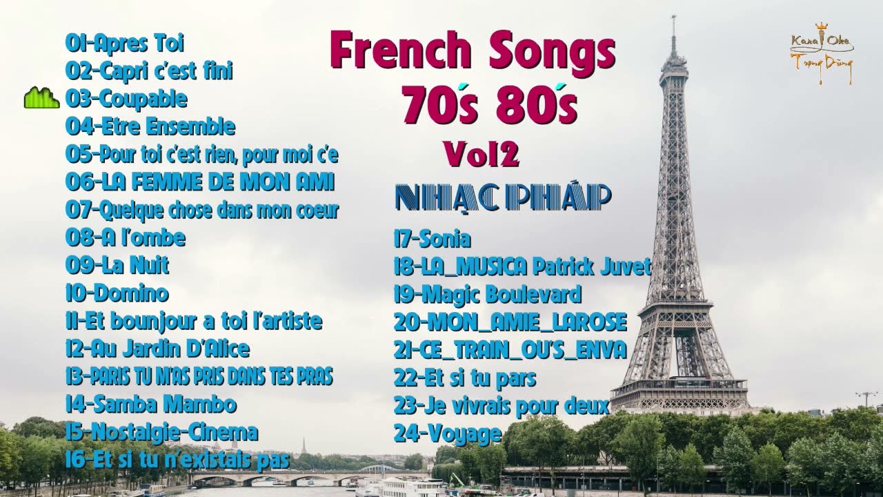 Nhc Php French Songs 70s 80s Playlist Vol2