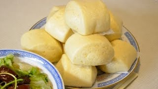 Chinese steamed bun/ Mantou, 饅頭 by wantanmien 286,490 views 10 years ago 6 minutes, 34 seconds