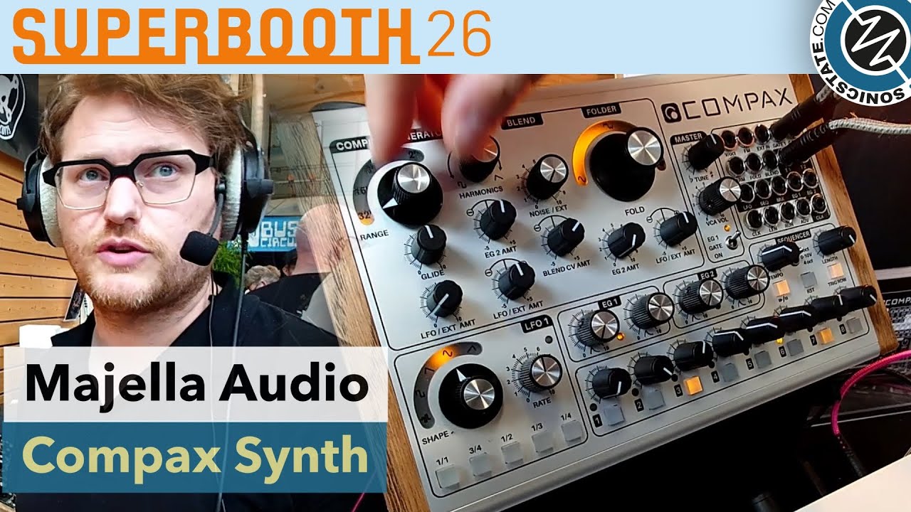 Compax Synth: Majella Audio - Superbooth 2026 Compax Synth: Majella Audio - Superbooth 2026