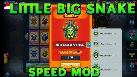 Little big snake speed mod menu | Pet speed, zoom 100% zoom