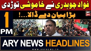 ARY News 1 AM Headlines 12th May 2024 | Fawad Chaudhry in Action