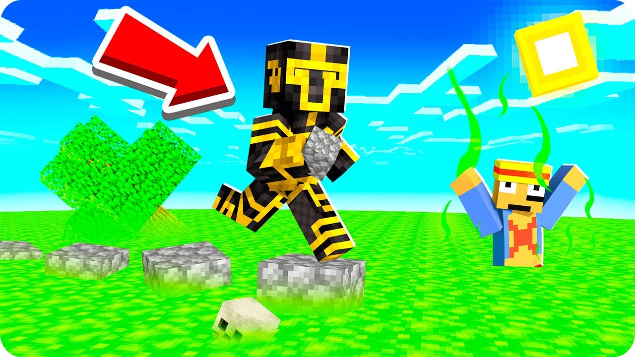 ¡¡MINECRAFT PERO SI TOCAS EL SUELO TE MUERES!! 😱💀