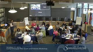 October 21, 2023 - City Council Comprehensive Plan Workshop