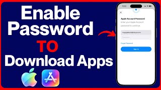 Secure App Store Downloads with Password | How to Enable Password Protection for App Store