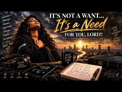 Some things in life we **want**… but God is someone we **NEED.** 🙌🏾🔥