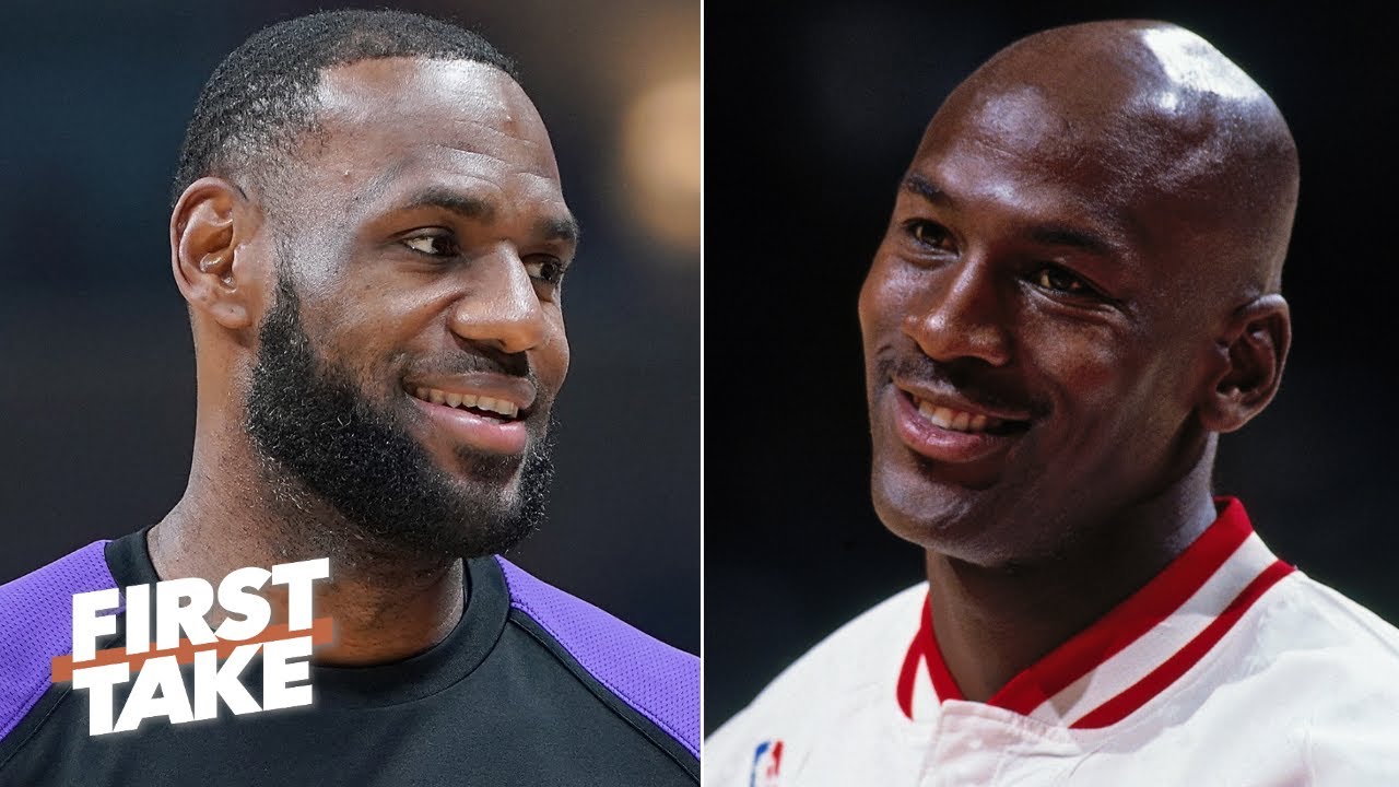 LeBron or Michael Jordan: Who would you rather team up with? | First Take -  YouTube