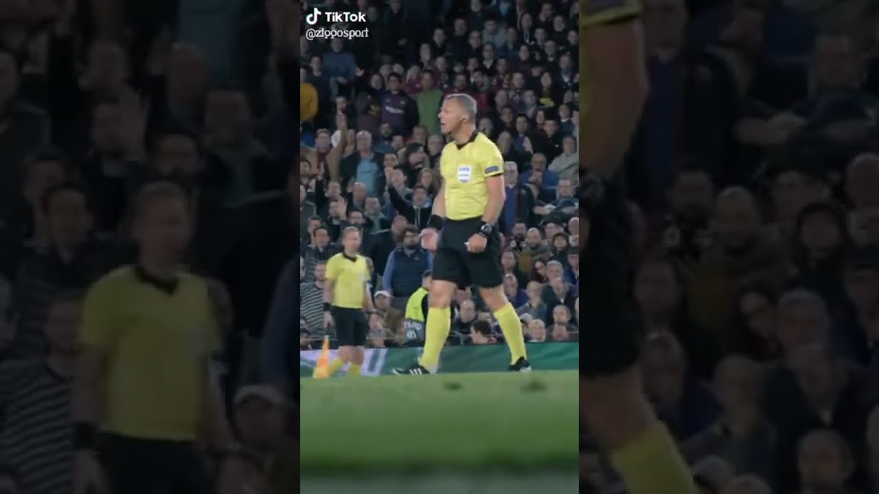Regardez la réaction furieux 😨de l'arbitre face à Méssi