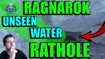 Insane Unseen Water Rathole on Ark Ragnarok | Massive Hidden Base Location | ARK SURVIVAL ASCENDED