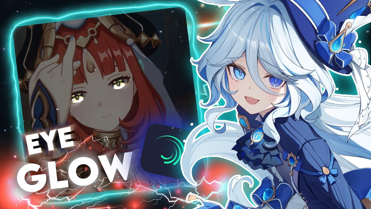 how to do the perfect EYE GLOW on alight motion! (TUTORIAL) YouTube