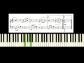 Beethoven Fur Elise piano tutorial with free sheet music download premium version original top rating star