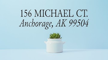 Virtual Tour of 156 Michael Ct. Apt. 1, Anchorage, AK 99504