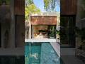 Small footprint, but every design move works hard! This tropical Bali villa looks stunning!