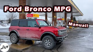 2021 Ford Bronco Badlands – MPG Test [7MT, Badlands, 4-door]