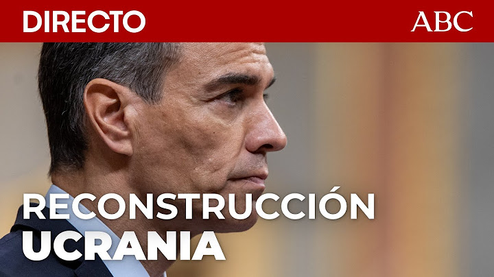 🔴 DIRECTO | Pedro Sánchez interviene en la Conferencia para la Reconstrucción de Ucrania