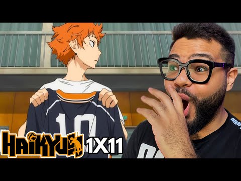 HINATA E KAGEYAMA JUNTOS! HAIKYUU Temporada 1 Episódio 2 REACT 