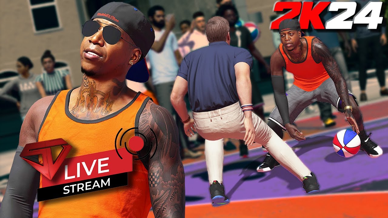 NBA 2K24 Live Stream - STREETBALL GRIND, MyPlayer UPDATE and Animations
