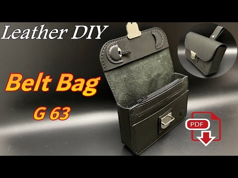 Pdf Pattern Leather Belt Bag G63 Craft Diy Gürteltasche Aus Echtem Leder You - Diy Leather Belt Bag Pdf Pattern Leather Belt Bag G63 Craft Diy Gürteltasche Aus Echtem Leder You - Diy Leather Belt Bag